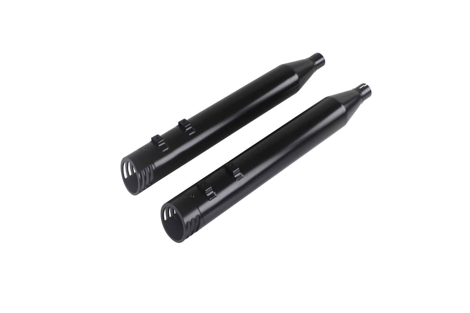 SHARKROAD Slip on Mufflers for Harley All Trike Models, Nice Black Style