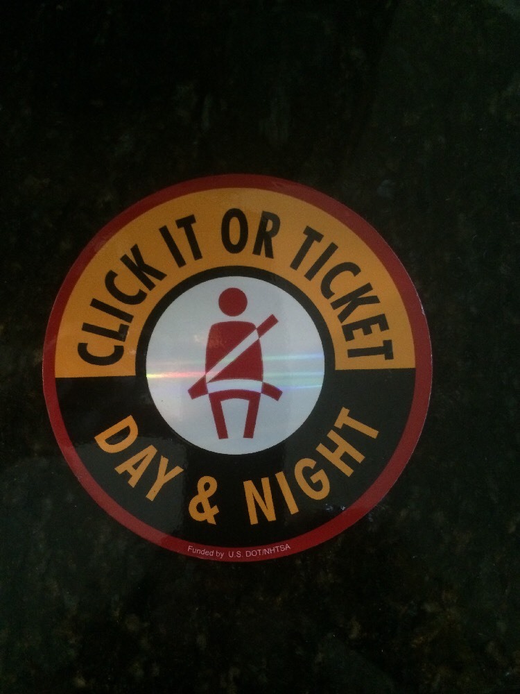 Click It Or Ticket Magnet 5"