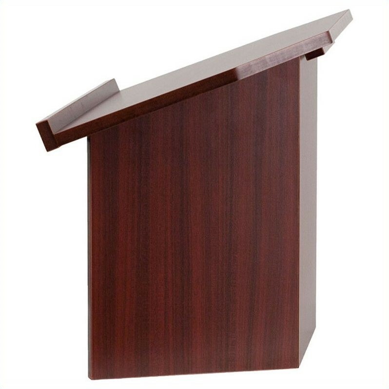 Scranton & Co Foldable Tabletop Lectern in Mahogany