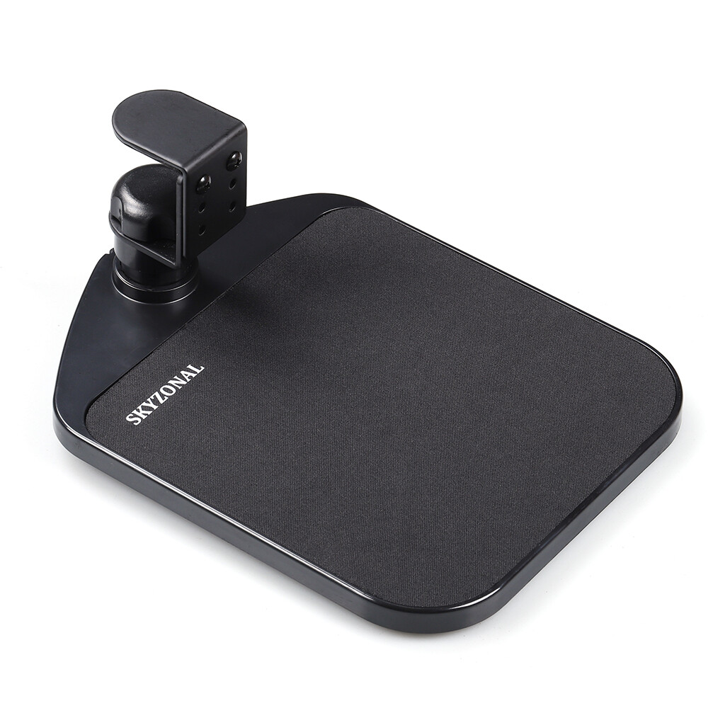 Under Desk Mouse Platform Ergonomic Swivel Mouse Pad Desktop Accessory