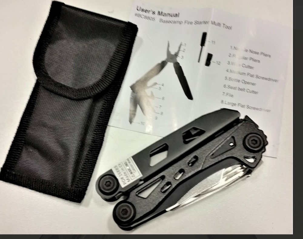 Basecamp Firestarter 11- in 1- 420 Stainless Steel multi tool
