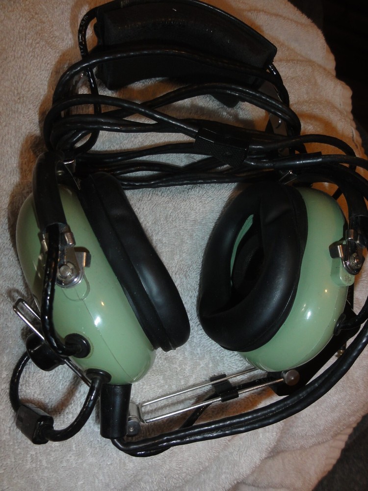 David Clark H10-30 Aviation Headset (Untested) & Microphone