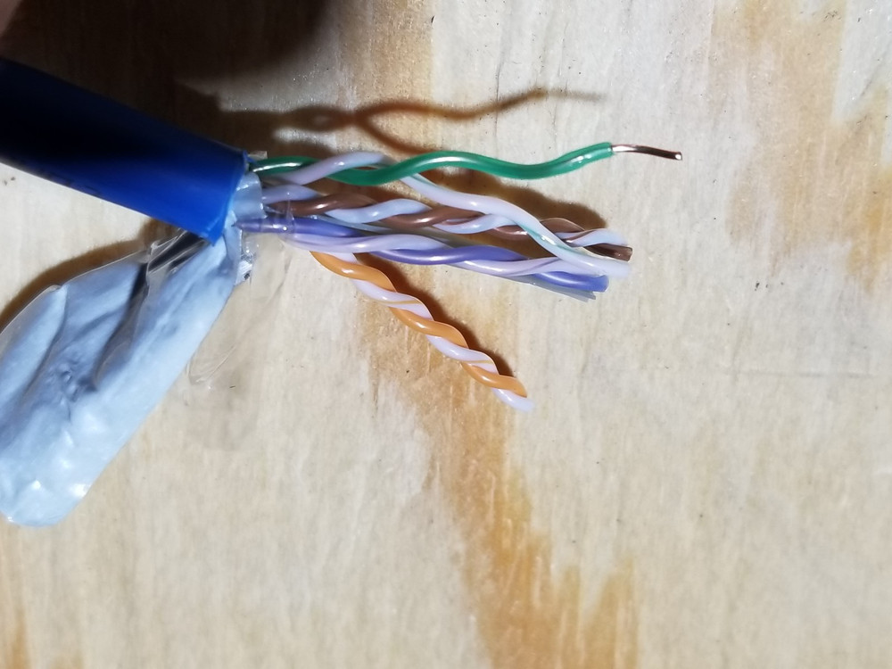 Commscope CS34P 23/4P Cat6 F/UTP WebTrak Plenum Shield Network Cable Blue /100ft