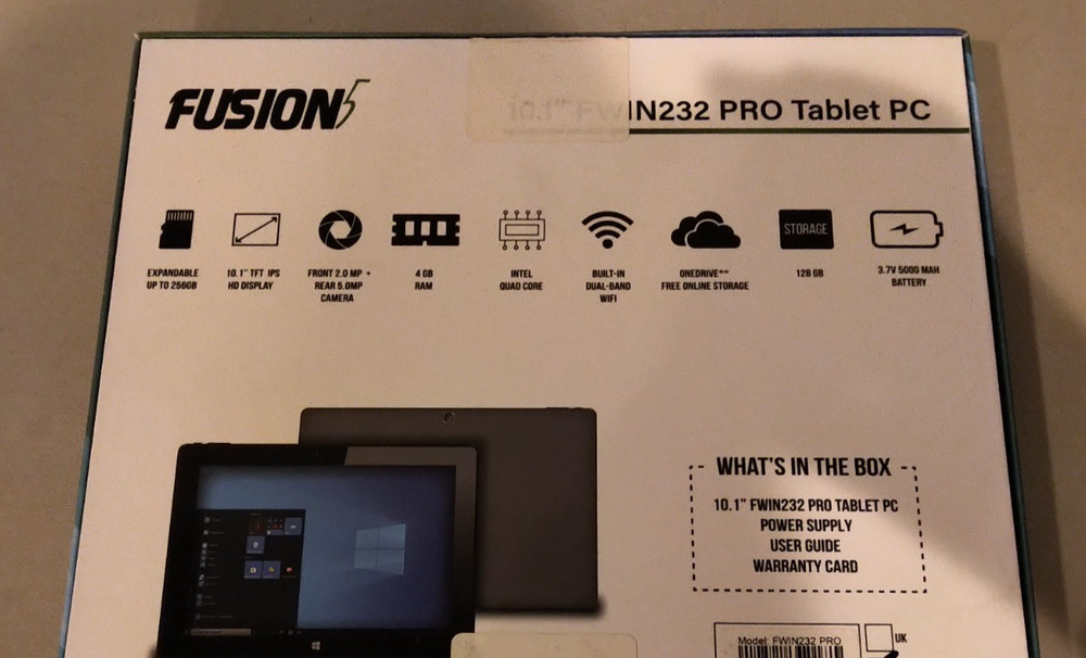 Fusion5 10.1" FWIN232 PRO Tablet PC