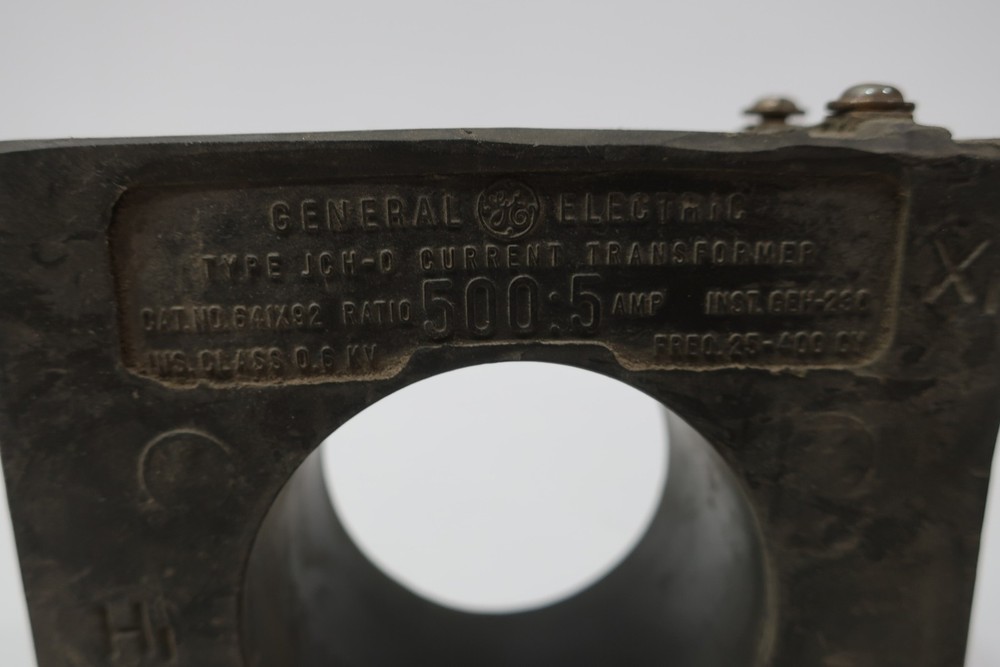 General Electric Ge 641X92 Current Transformer 500:5
