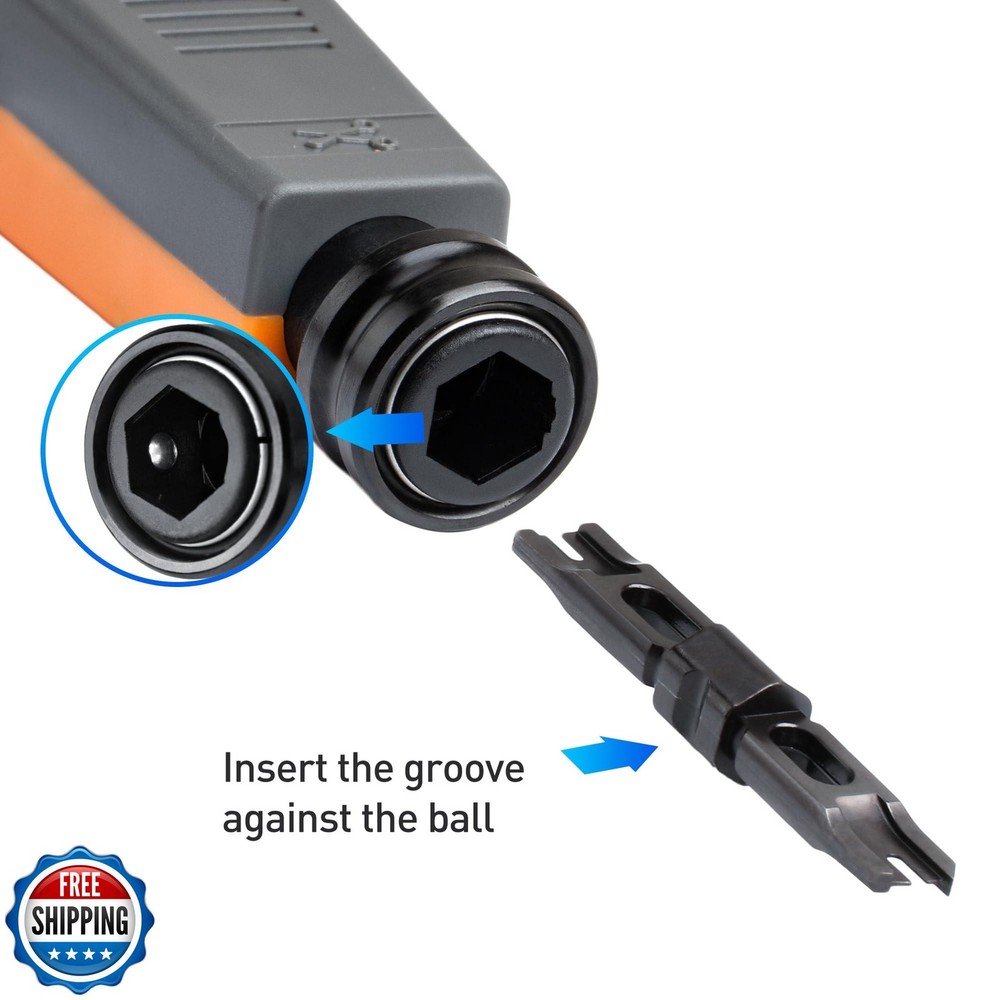 Cable Matters 110 Punch Down Tool with 110 Blade, Ethernet PunchDown Tool, Ke