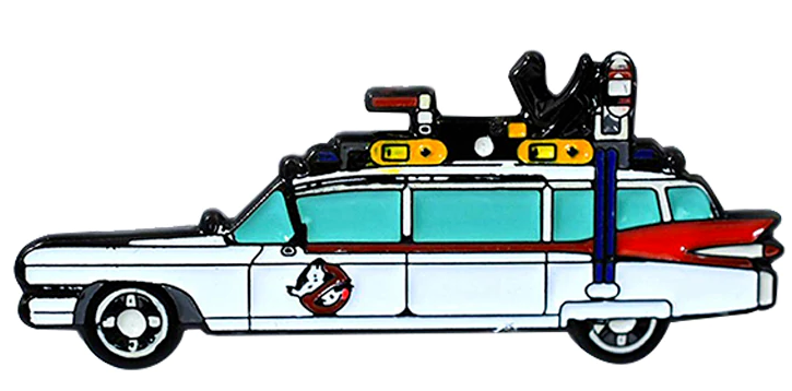 GHOSTBUSTERS ECTO Metal/Enamel 1.5" Pin