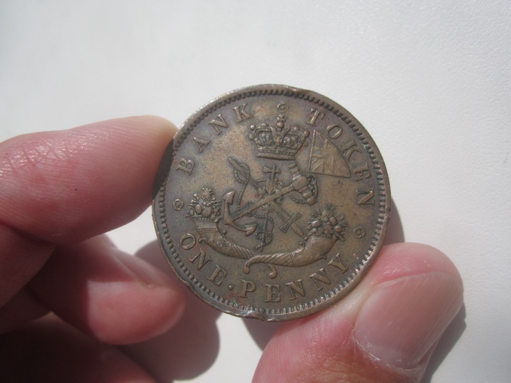 1857 UPPER CANADA ONE PENNY
