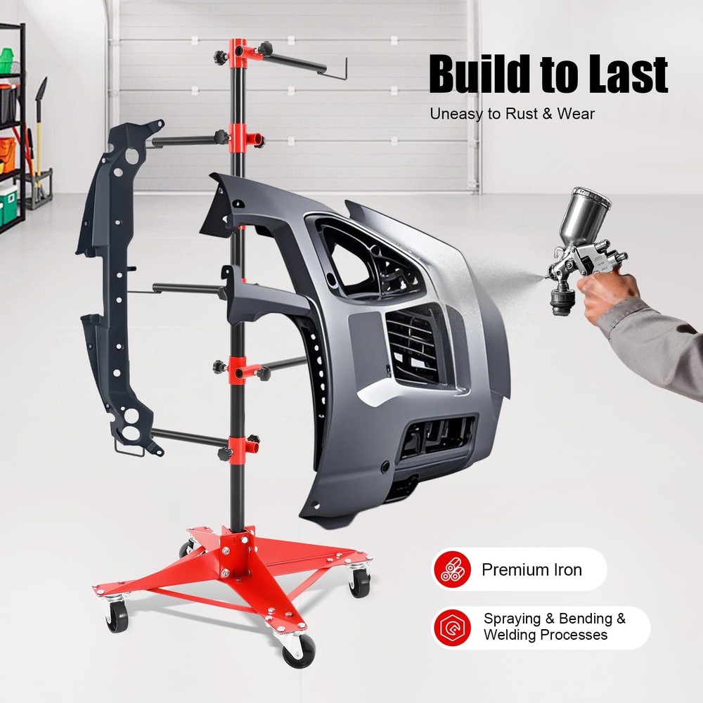 Auto Panel Tree Paint Stand Holder with Adjustable Center Post