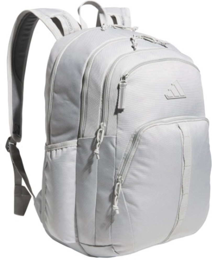 Adidas Prime Backpack Padded Compartment For Laptop Light Gray