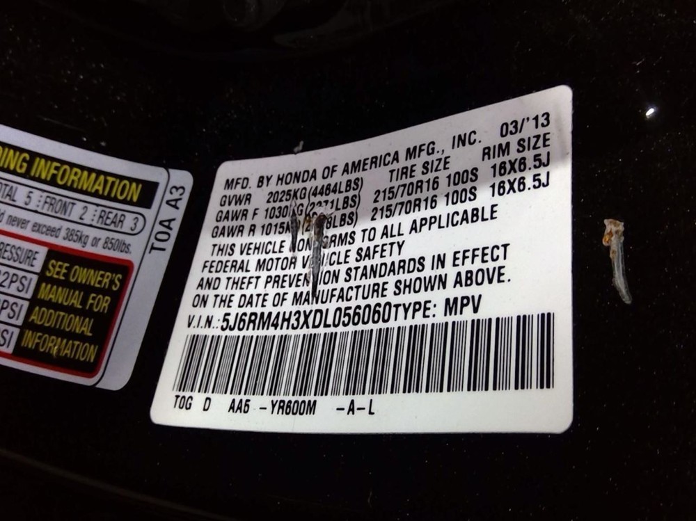 CR-V 2013 Transmission Shift 980698