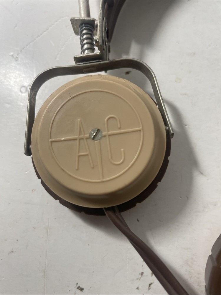 Vtg Audiotronics Headset ONLY Listening System MCM Untested as is