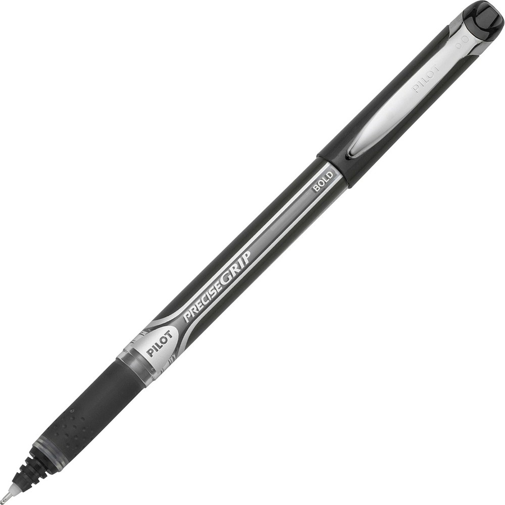 28901 Pilot Precise Grip Needle Rollerball Pen, Black, Bold Tip, Pack of 6