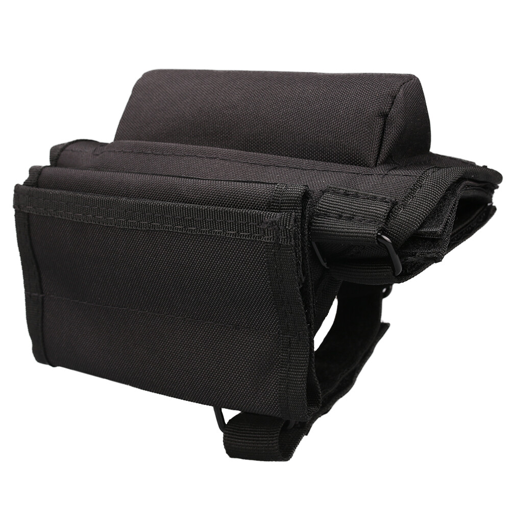 Tactical Rifle Buttstock Cheek Rest Riser Ammo Cartridges Carrier Case Holder US