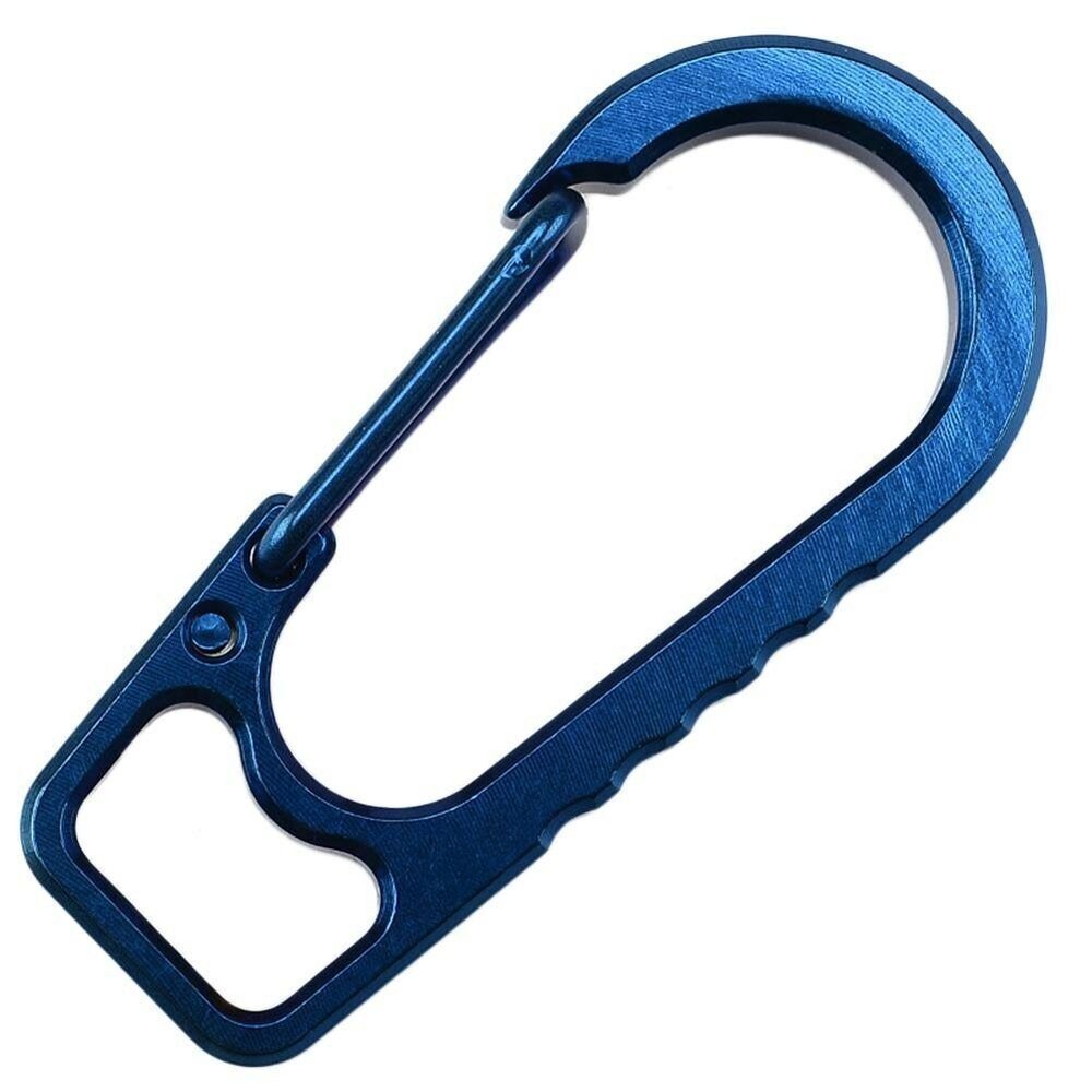 Quick Release Buckle EDC KeyChain Titanium Alloy Carabiner Spring Snap Hook Clip