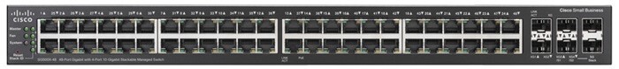 Cisco SG500X-48P 48-Port Gigabyte Ethernet PoE Stackable Switch