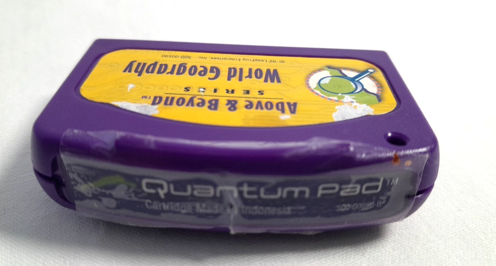 Quantum Leap Pad World Geography 3rd-5th Interactive Book & Cartridge