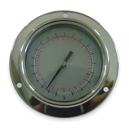 Dwyer Instruments Btpm260101 Panel Mount Bimetal Stem Thermometer, Range 0 To