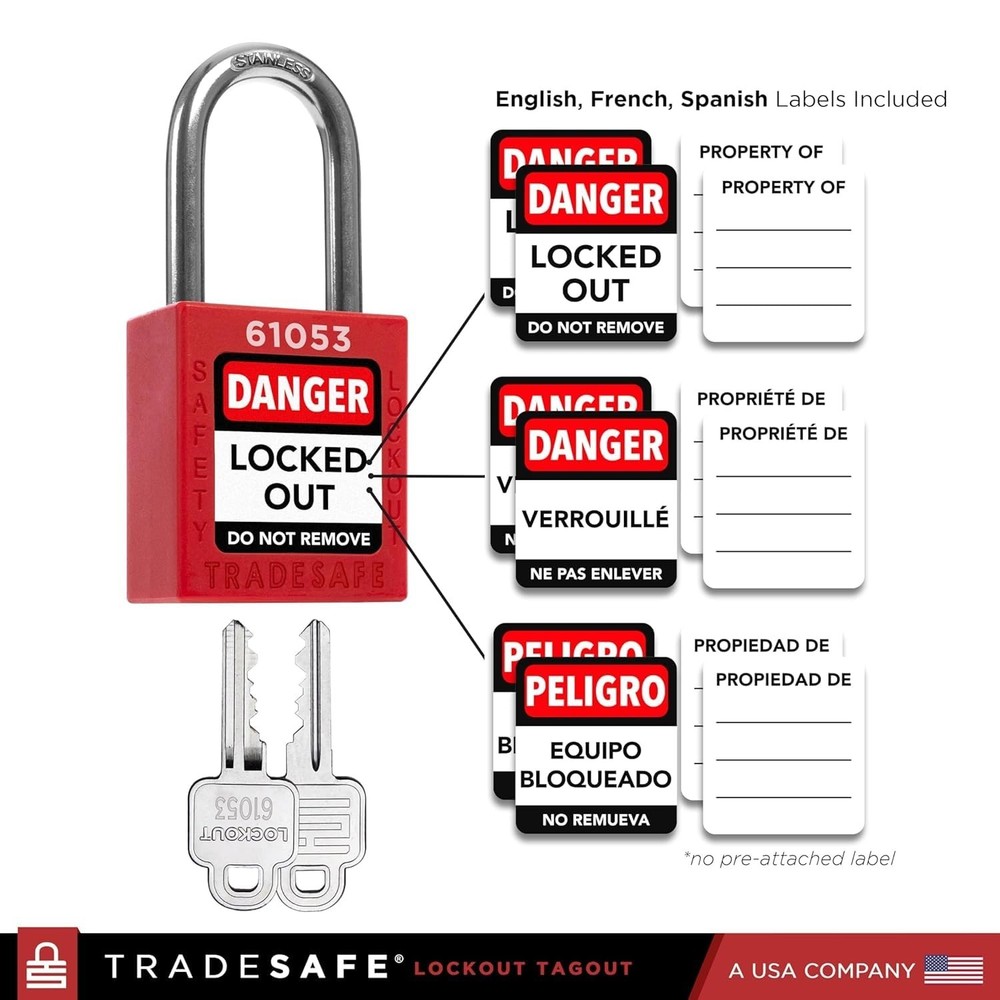 Comprehensive Electrical Lockout Kit - Includes Tags, Locks & Storage