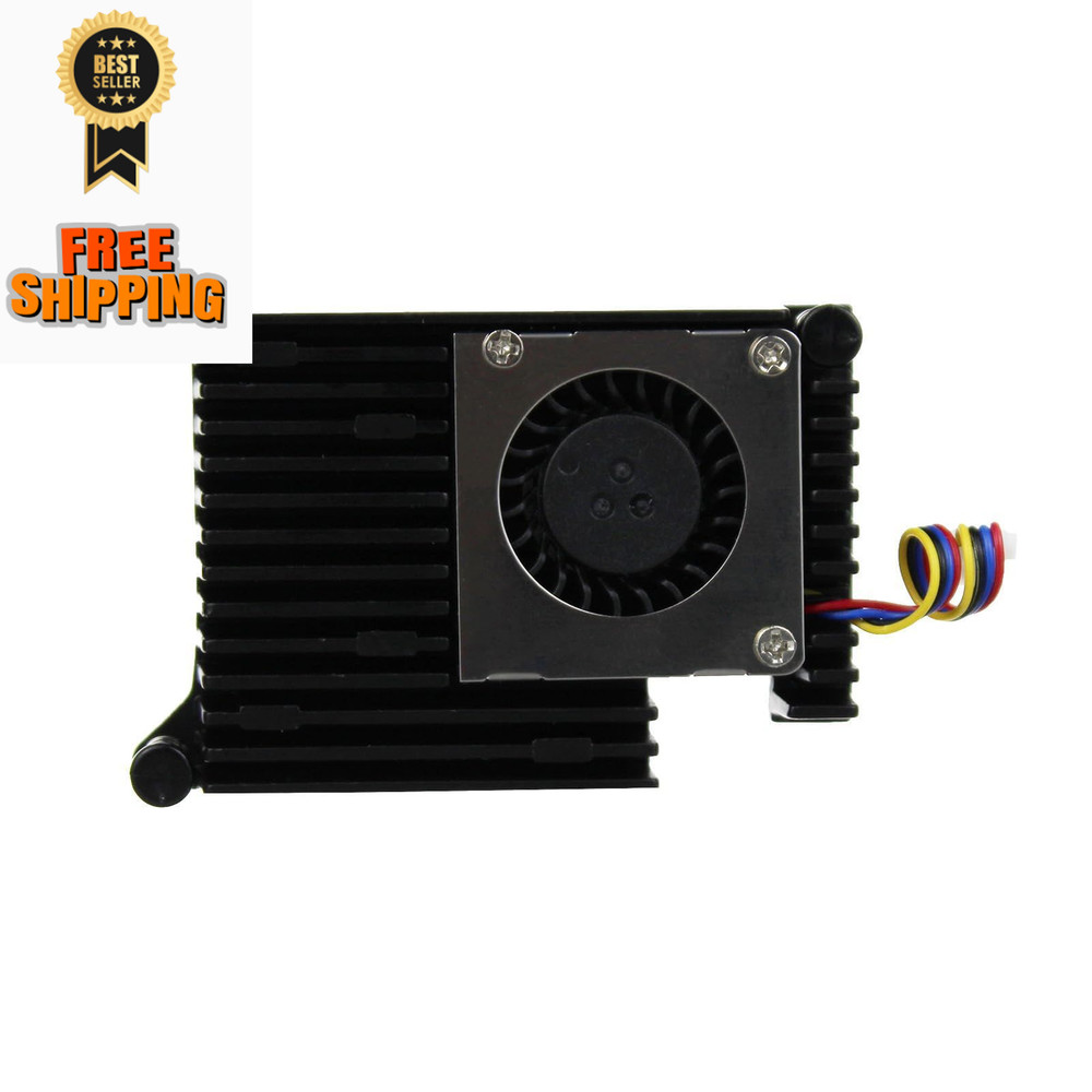 WEIYIXING Active Cooler for Raspberry Pi 5, Aluminum Heatsink with Blower 01