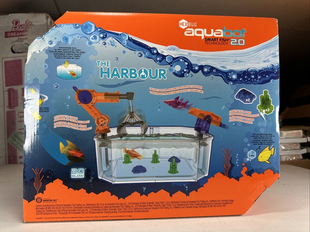 New NIB HEX Bug HEXBUG Aquabot Aqua Bot the Harbour Smart Fish 2.0
