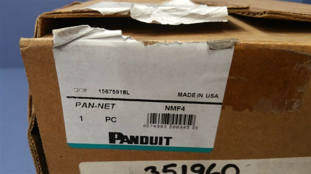 Panduit NMF4 Horizontal Cable Manager High Capacity Front Only 4 RU