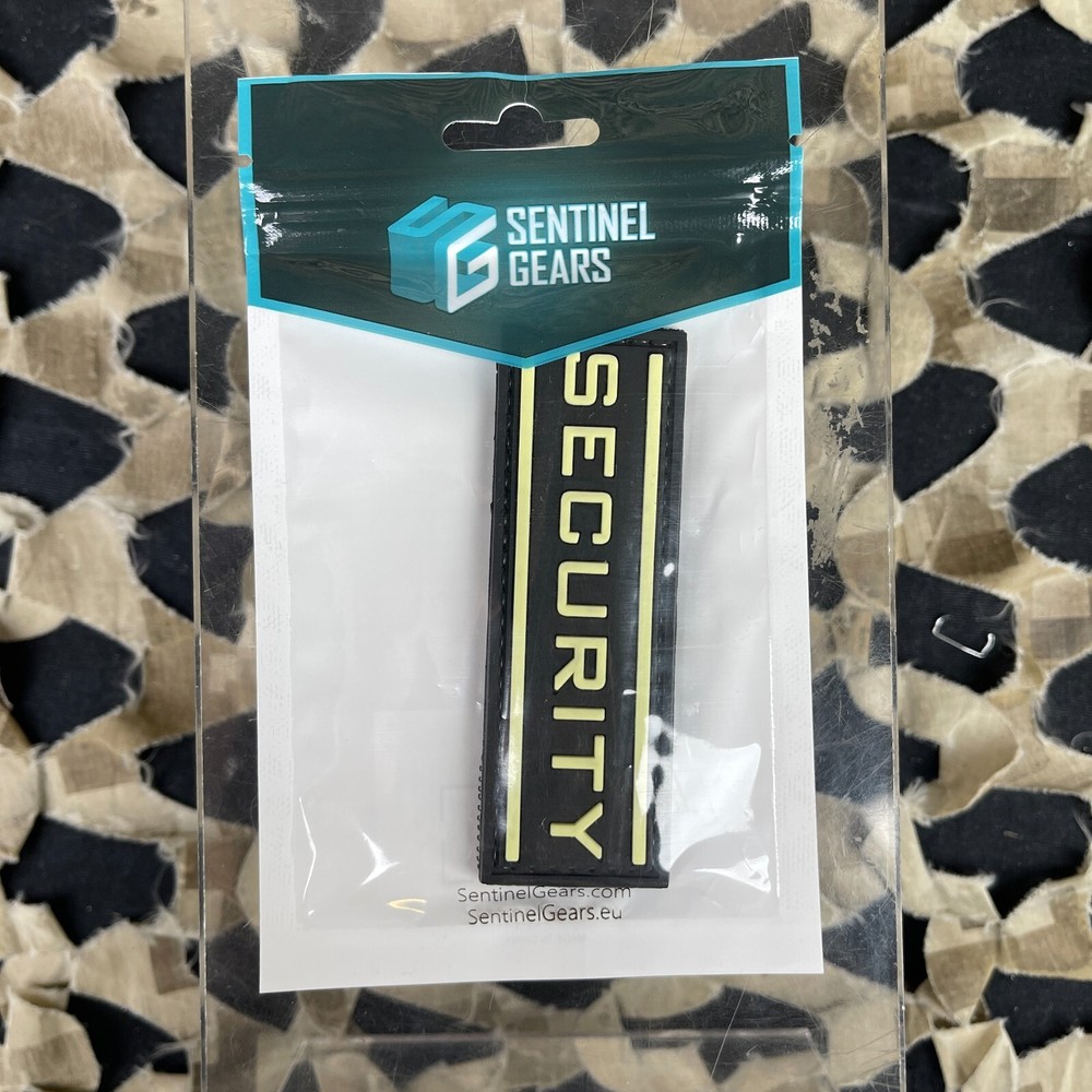 NEW Glow in the Dark Security PVC Patch (G-SECURITY)