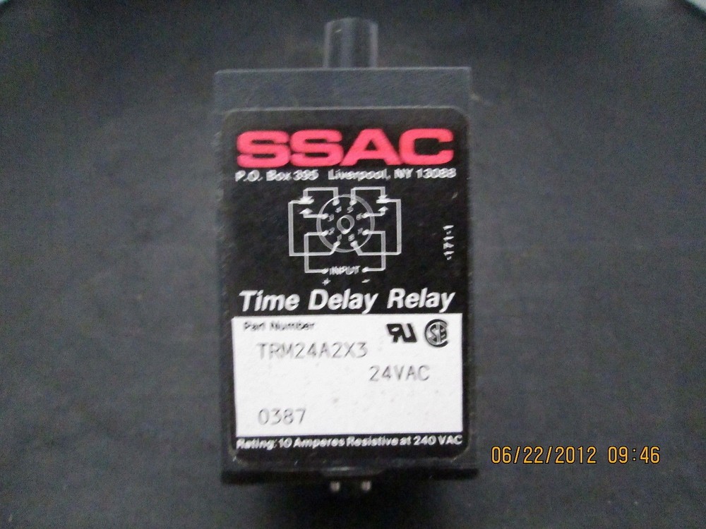 SSAC Time Delay Relay TRM24A2X3 *NIB*