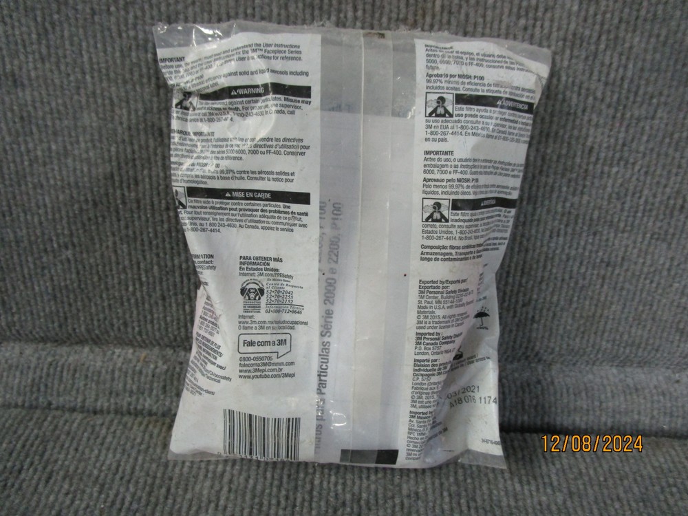 3M P100 Particulate Filter P100 New 2097/07184