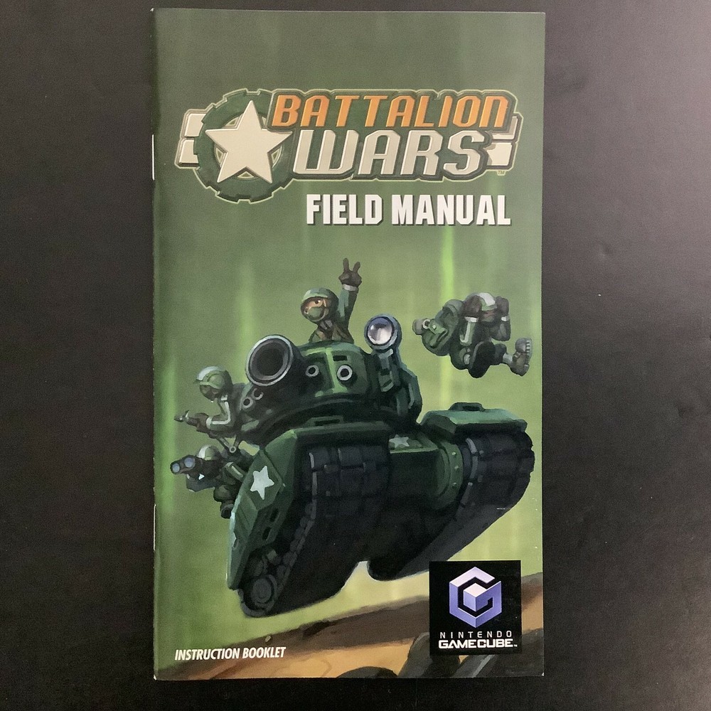 Batallion Wars Nintendo Gamecube Instruction Manual Only