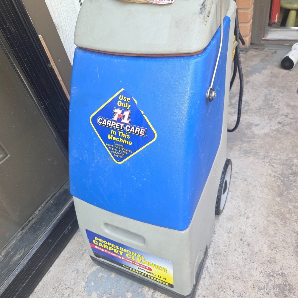 Kent Aqua Power C4 Carpet Express Carpet Extractor Cleaner Machine READ NEEDS