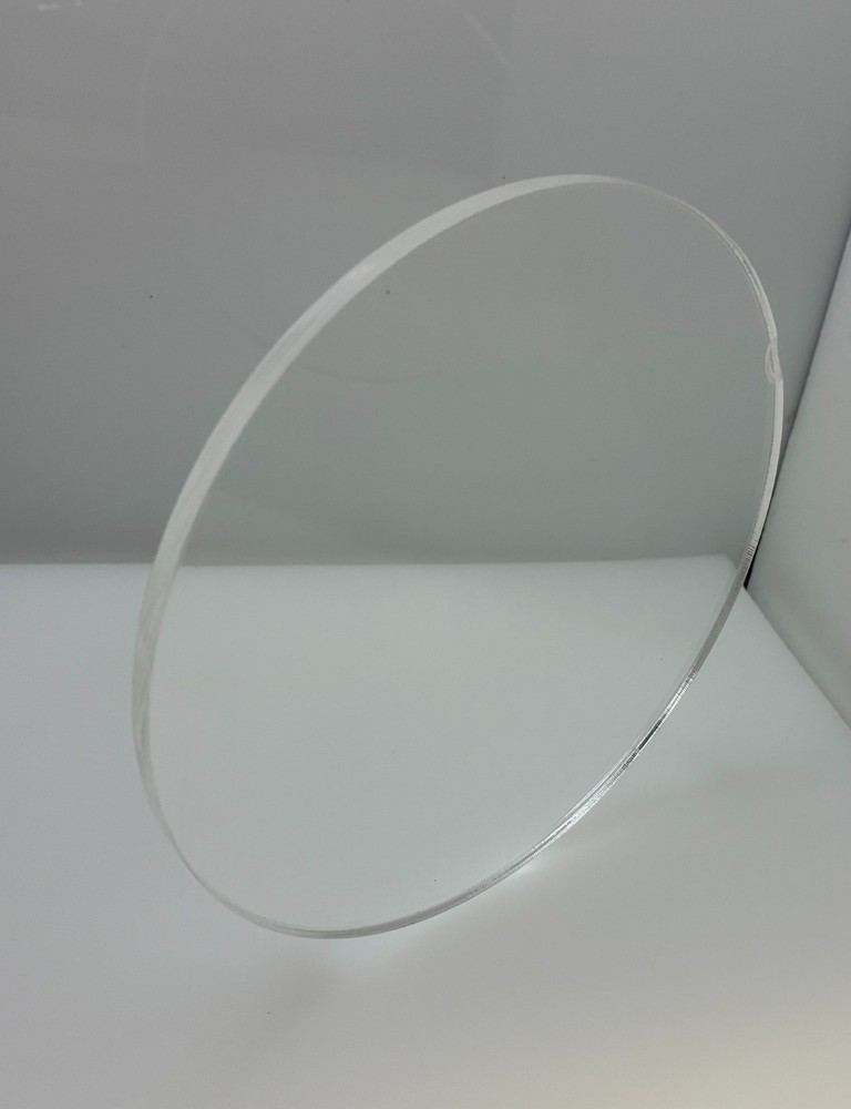 Acrylic Plexiglass Plastic Round Circle - 3/16" Thick - Clear - 8" Diameter