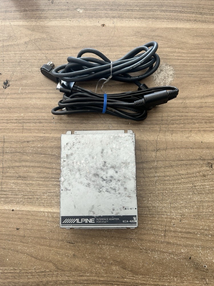 Alpine KCA-420i Interface Adapter For Apple iPod Radio Adapter Module With Cable