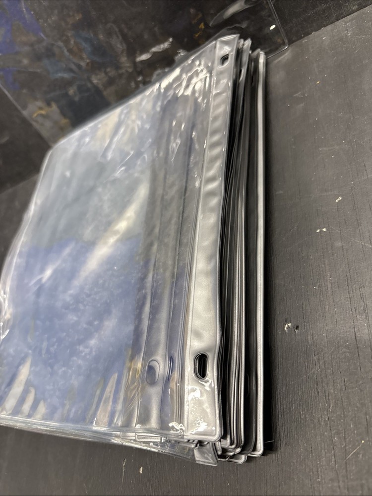 90 Plus Race Bib Display Vinyl Protector Sheets, Clear Running Race Bib Holde...