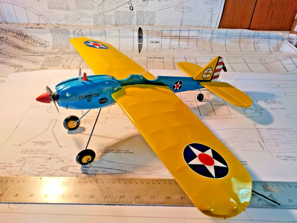 Control line Airplane Cox 049 Baby Ring Master Pt 19 version
