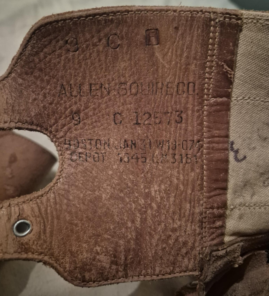 WW2 US Army M43 Double Buckle Boots