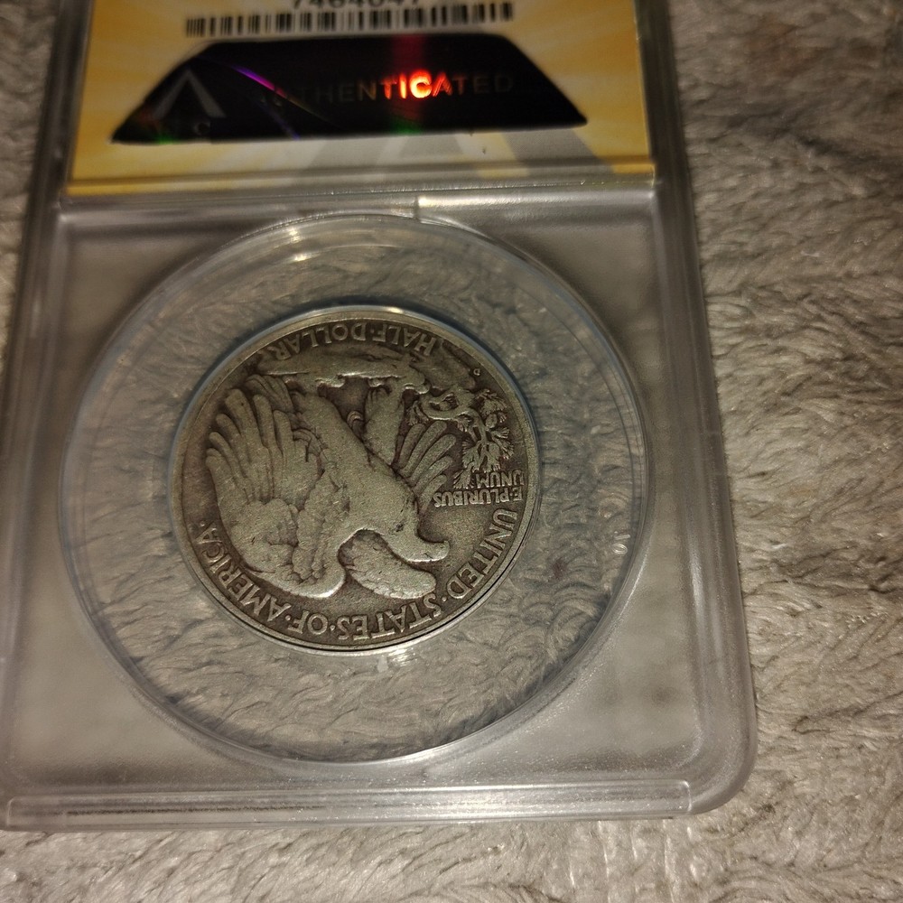 1942-D Walking Liberty Half Dollar Anacs 12