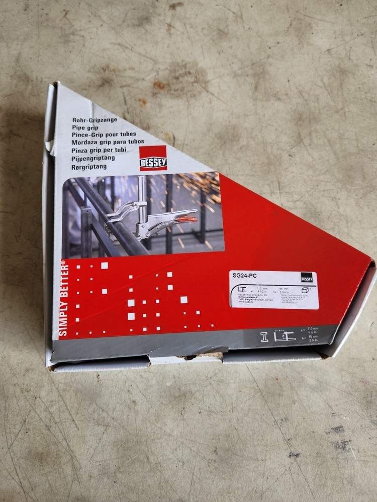 *NEW* Bessey SG24-PC Pipe Grip