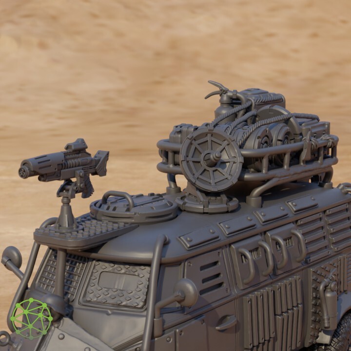 Armored Van | Post Apocalyptic | Car Wars | Gaslands | Scale Mini