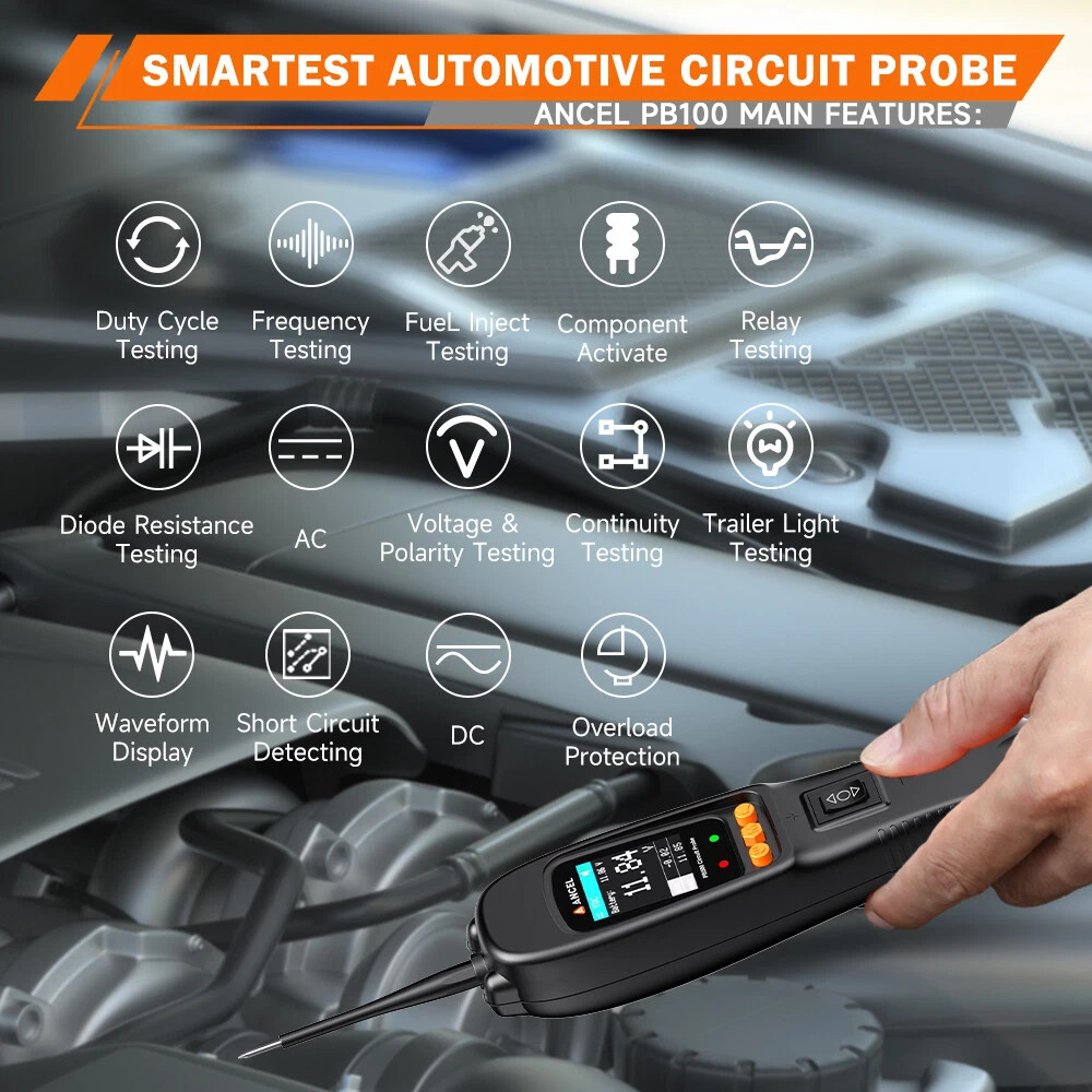 Circuit Power Probe Tester AC/DC Voltage Electrical System Test ANCEL PB500