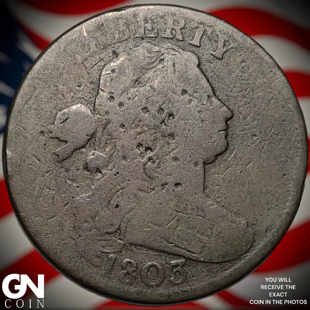 1803 Draped Bust Large Cent X4998