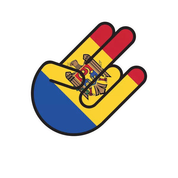 Moldovan Shocker Sticker Decal