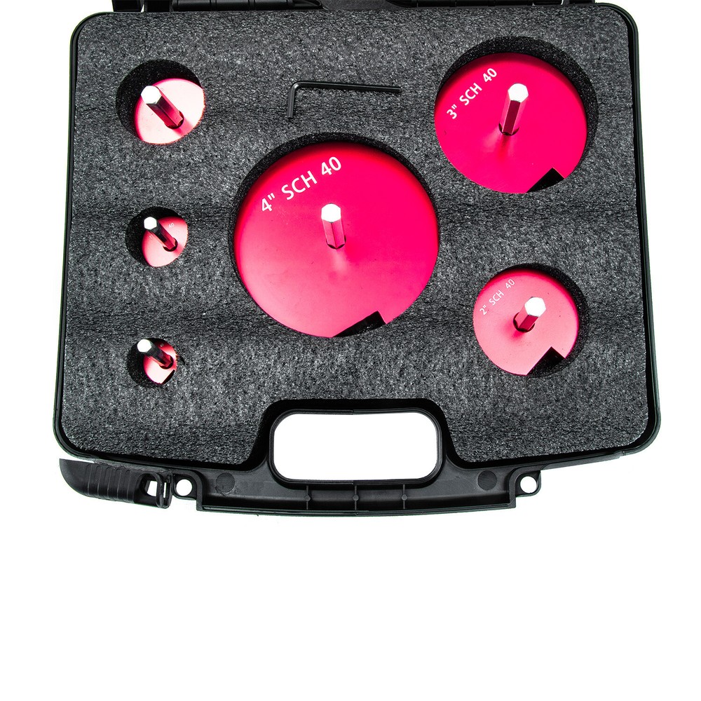 For PPRK6 Plastic Pipe Fitting Reamer Kit & For 1/2" Drills PVC Pipe Reamer Tool