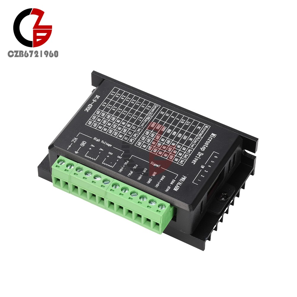TB6600 Upgraded Stepper Motor Driver Controller 42/57 Single-Axis 4.0A 9–42V DC