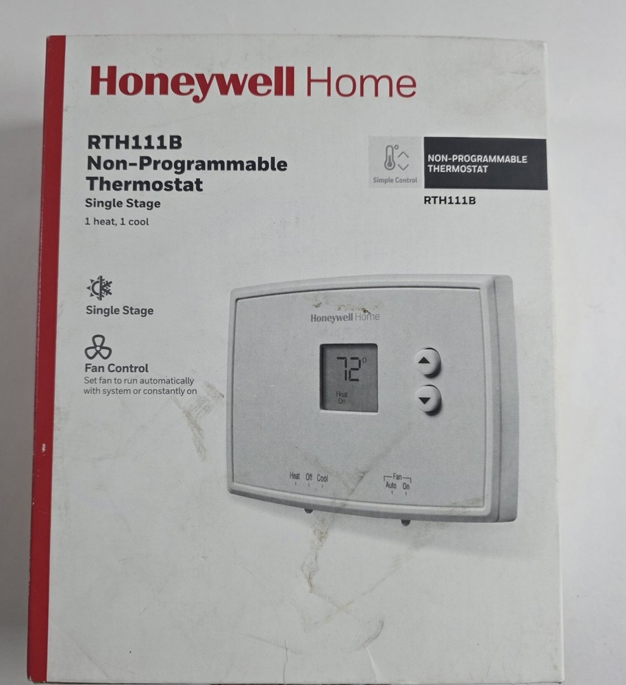 Honeywell RTH111B1024 Digital Non-Programmable Thermostat - White