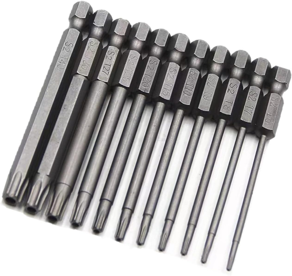 11-Piece Shark Vacuum Screwdriver Security Bit Set, S2 Steel Magnetic Security