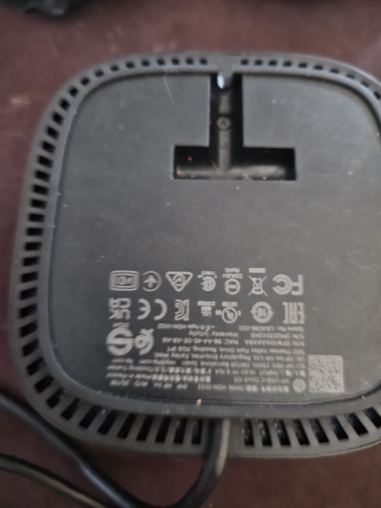 HP G5 USB-C Docking Station - Black (5TW10UT#ABA)