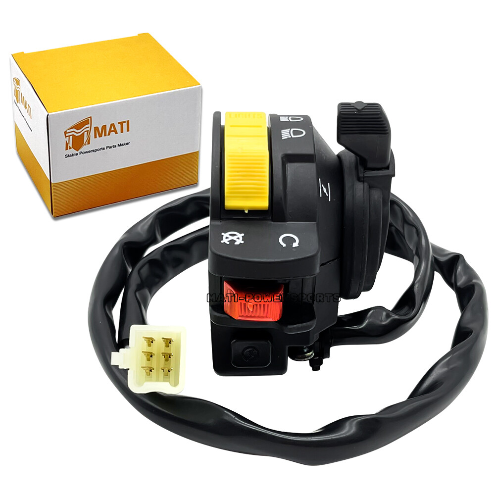 Left Handlebar Control Switch Start Stop Headlight for Arctic Cat ATV 3509-017
