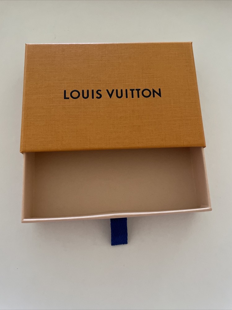 Authentic Louis Vuitton Empty Orange Box Pull Drawer(5.5”x3.5”x1”)