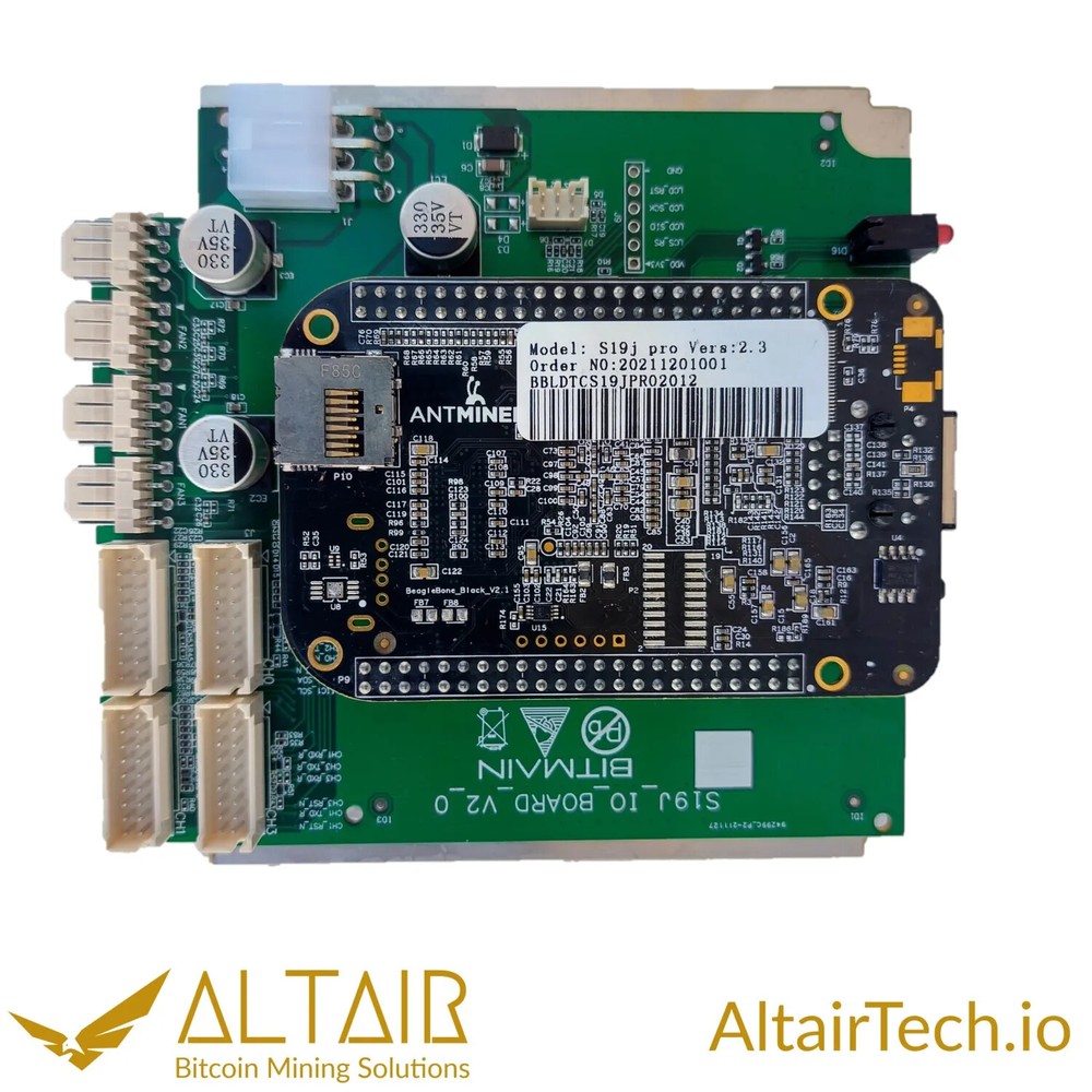 AltairTech.io Bitmain S19j/S19jpro BeagleBone Control Board + BraiinsOS MicroSD